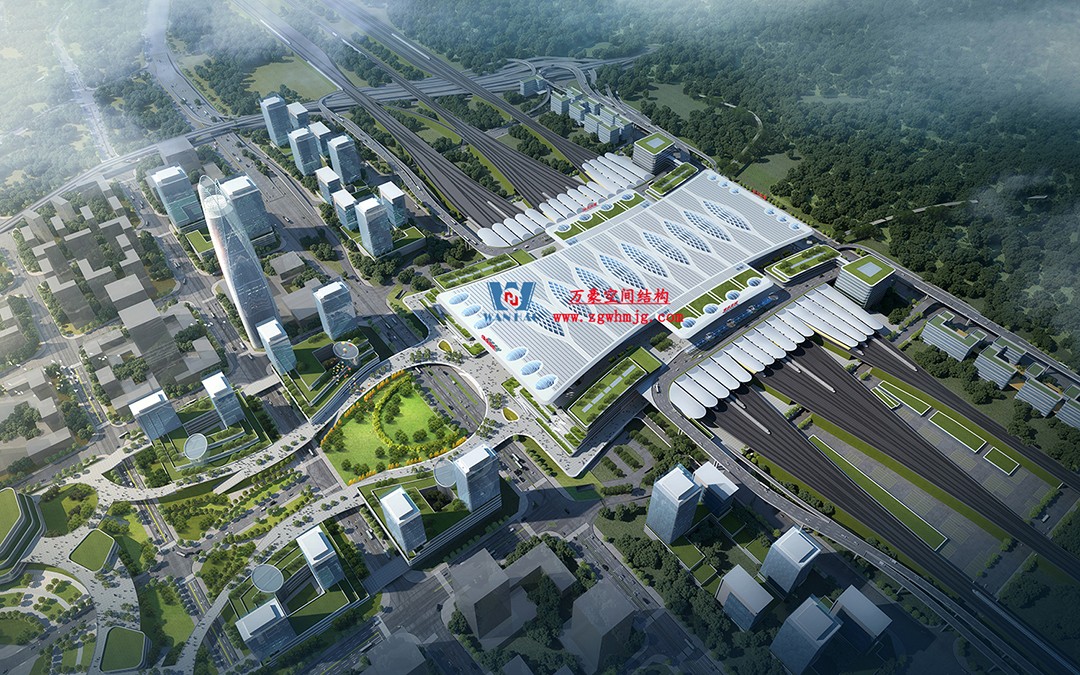 重慶東站站房正在加速建設(shè)，全力繪就項(xiàng)目新篇章